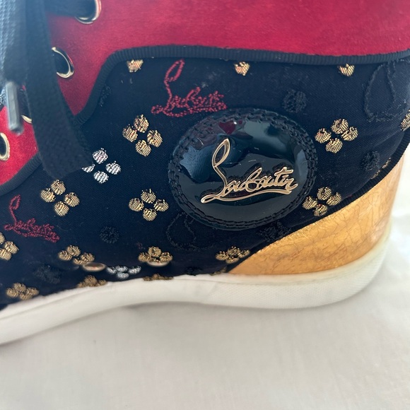 Beautiful authentic men’s high top studded sneakers by Louis Vuitton. Size 7. - Picture 3 of 6